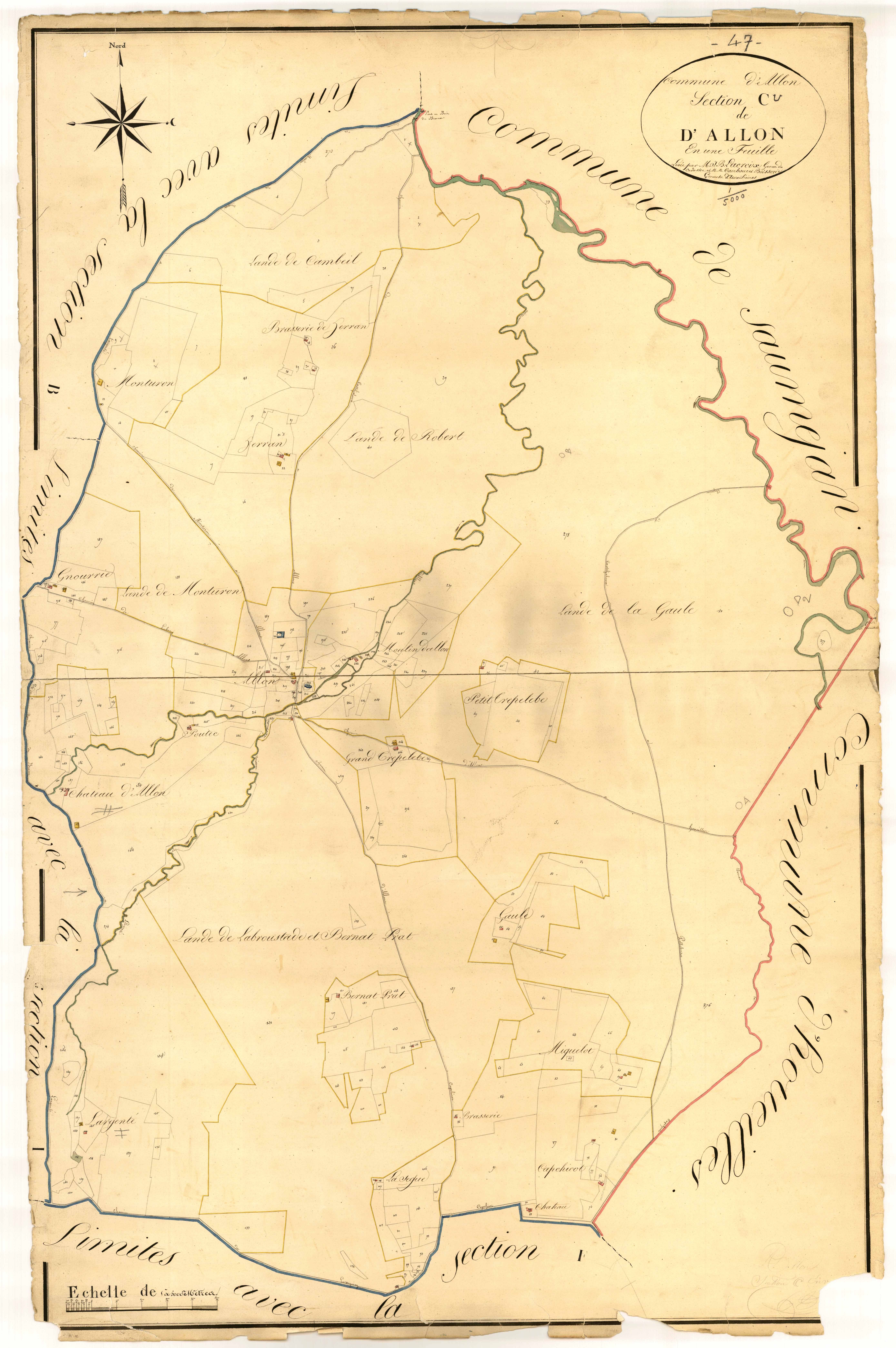 Plan napoléonien, atlas-C Allons, Allons
