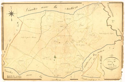 Plan napoléonien, atlas-B Goux, Allons