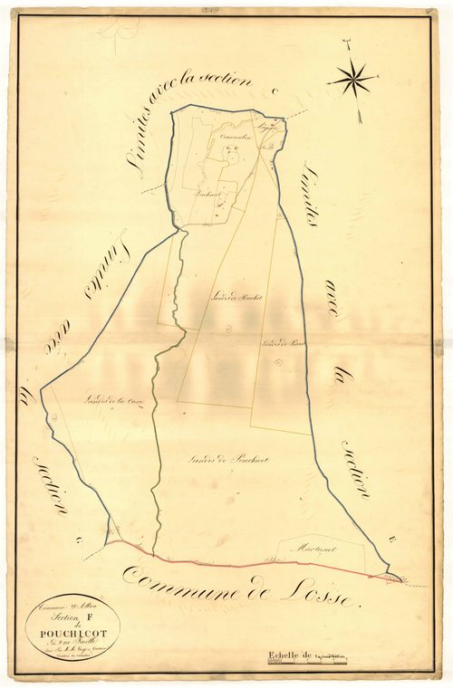Plan napoléonien, atlas-F Pouchicot, Allons
