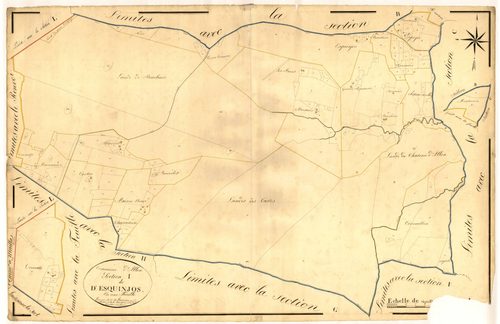 Plan napoléonien, atlas-I D'Esquinjos, Allons