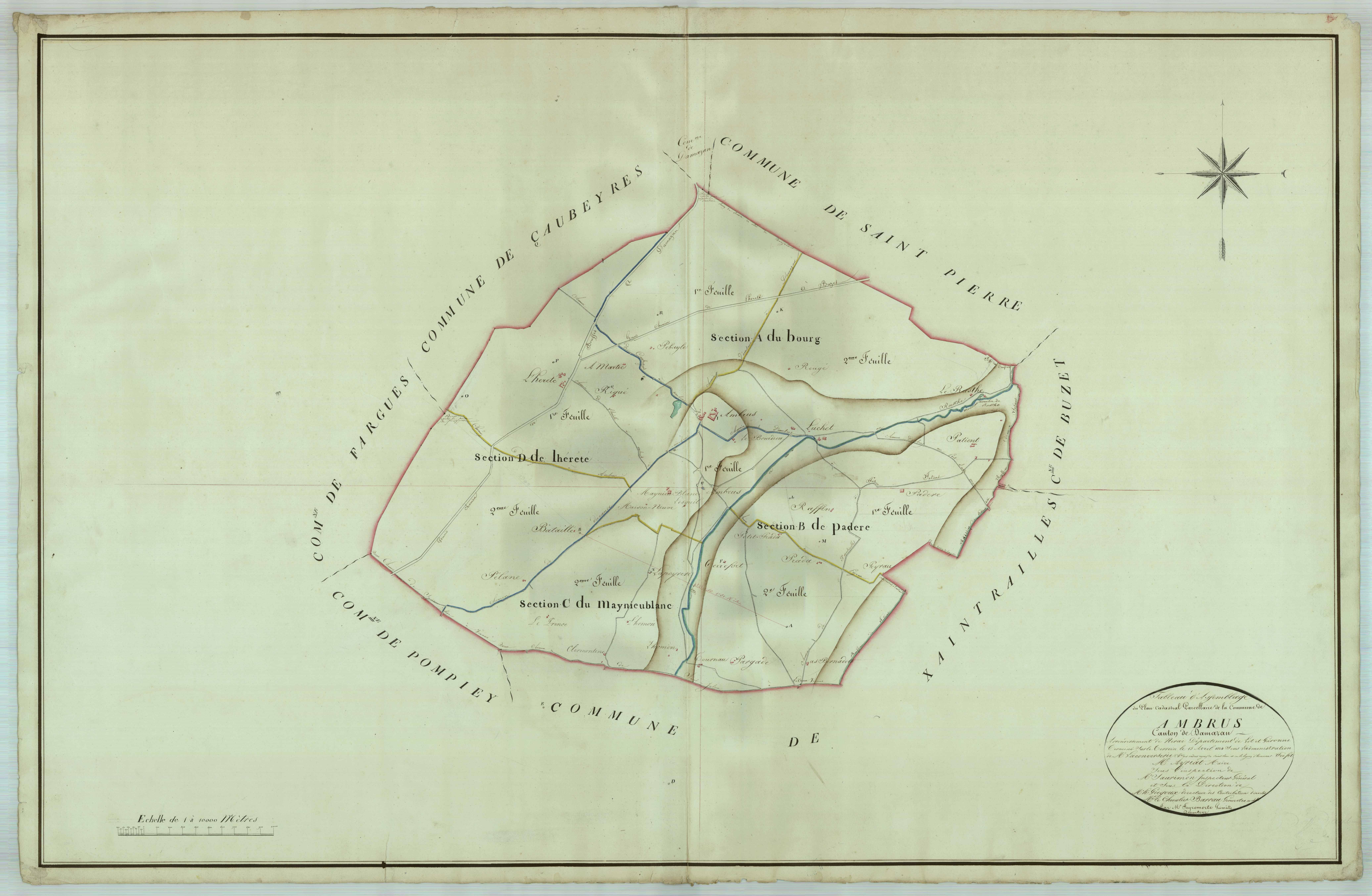 Plan napoléonien, atlas-TA, Ambrus