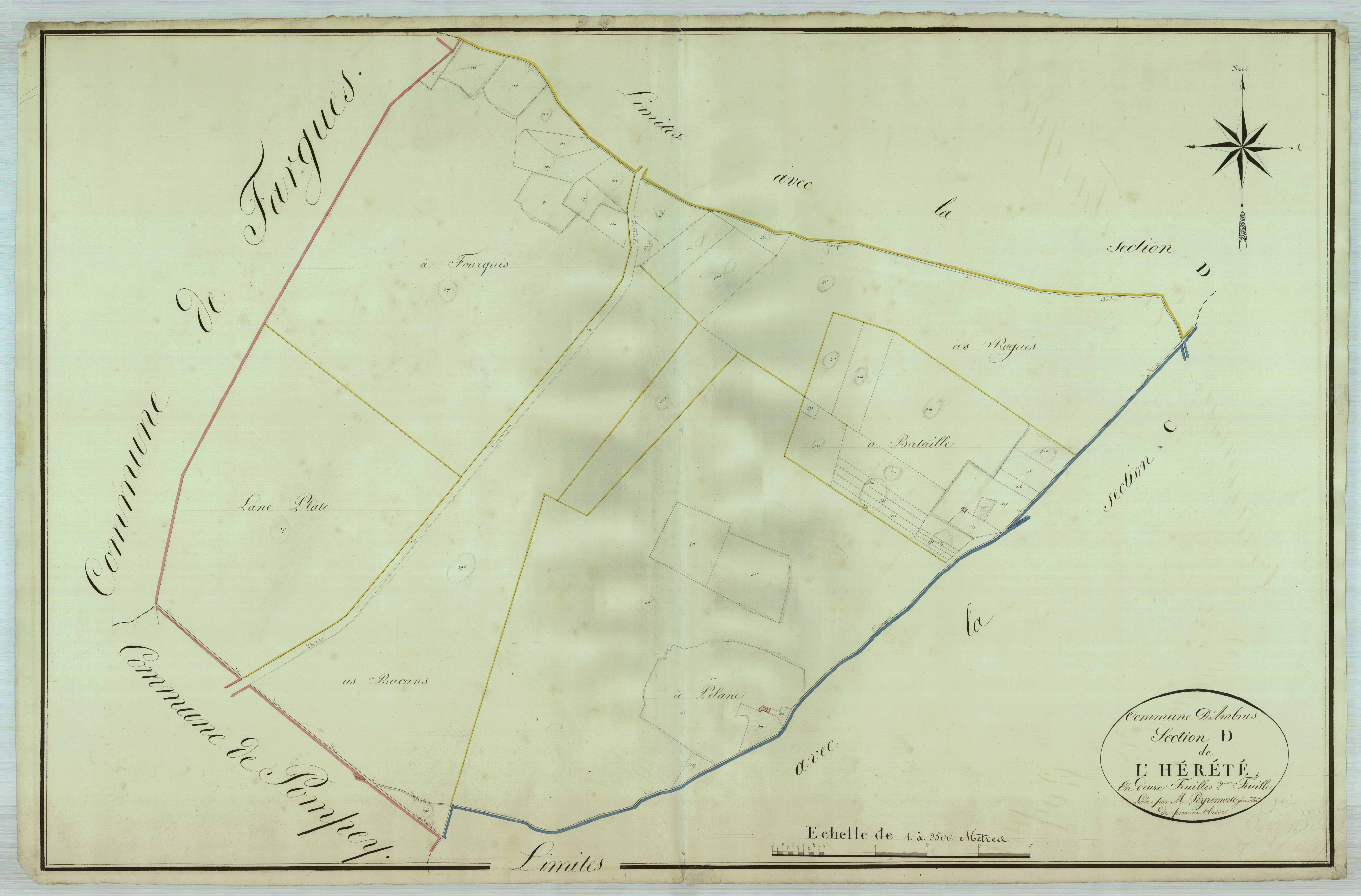 Plan napoléonien, atlas-D2 L’Hérété, Ambrus