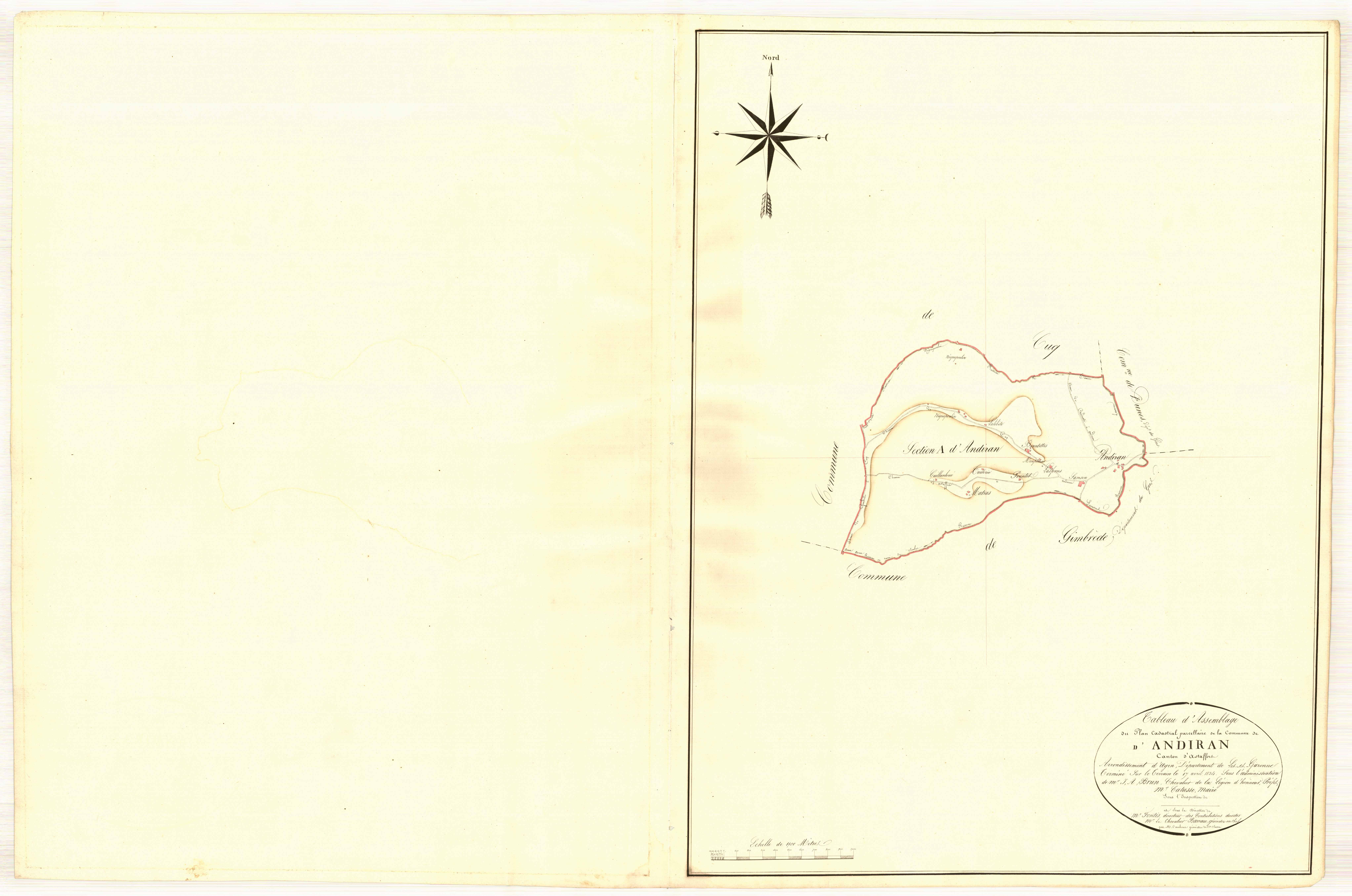Plan napoléonien, atlas-TA, Andiran