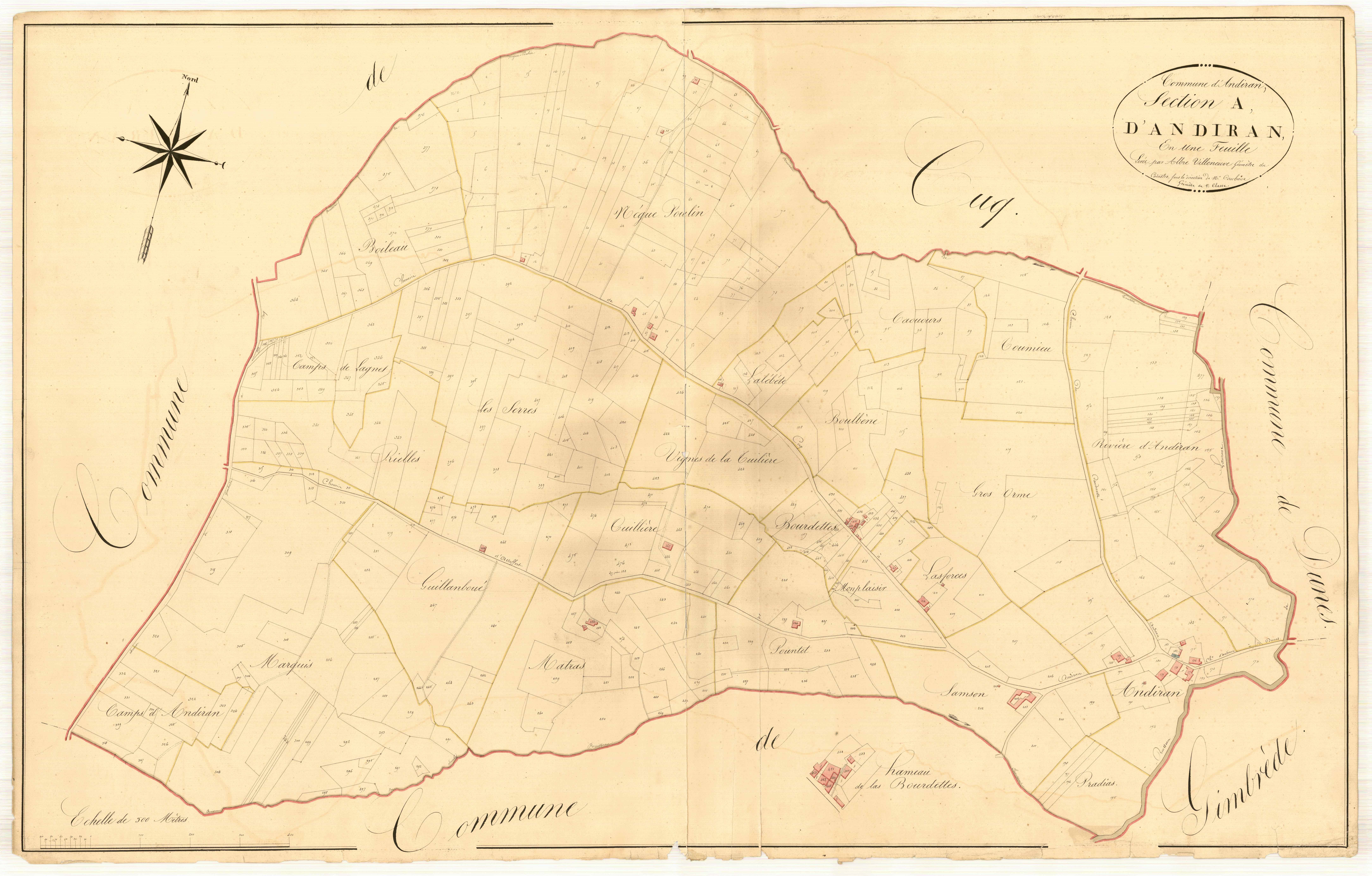 Plan napoléonien, atlas-A, Andiran