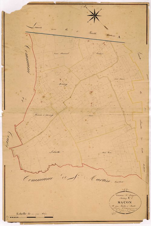 Plan napoléonien, atlas-C1 Maçon, Antagnac