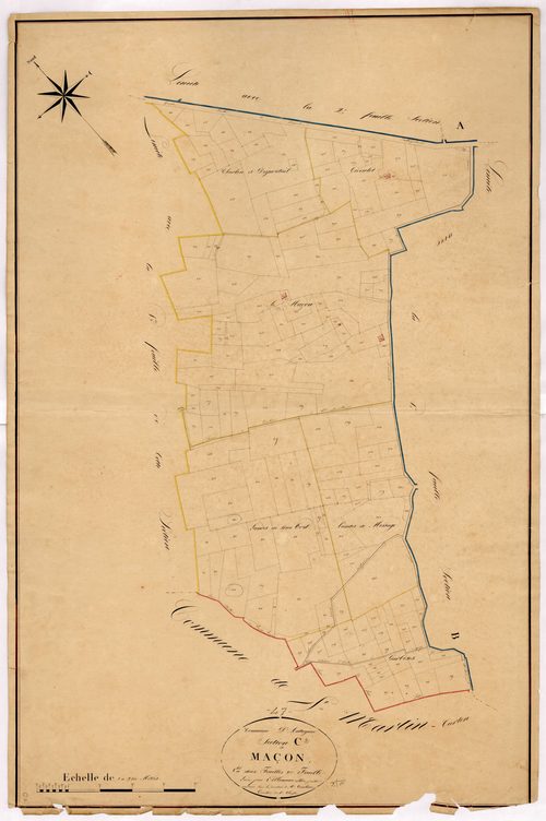 Plan napoléonien, atlas-C2 Maçon, Antagnac