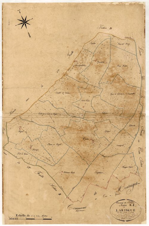 Plan napoléonien-A1 Lartigue, Anthé
