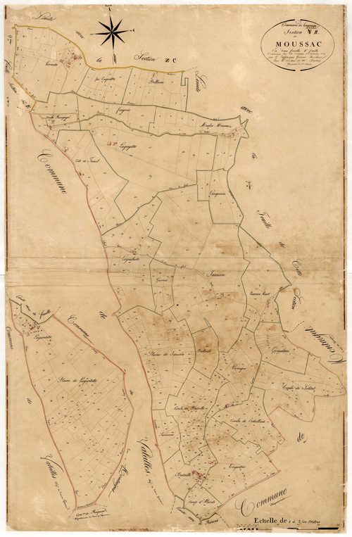 Plan napoléonien-B1 Moussac, Anthé