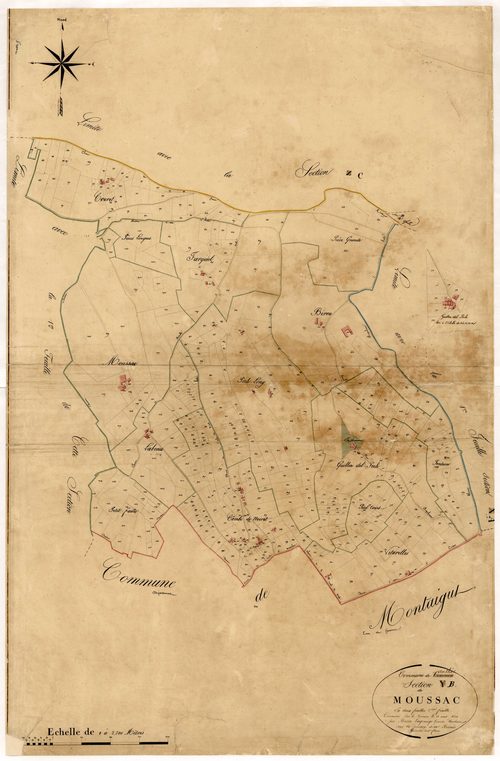 Plan napoléonien-B2 Moussac, Anthé