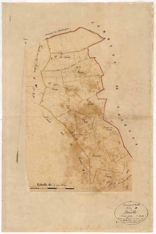 Plan napoléonien-D1 Lamothe, Anthé
