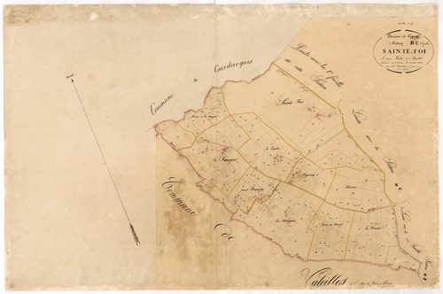Plan napoléonien-E2 Sainte-Foi, Anthé