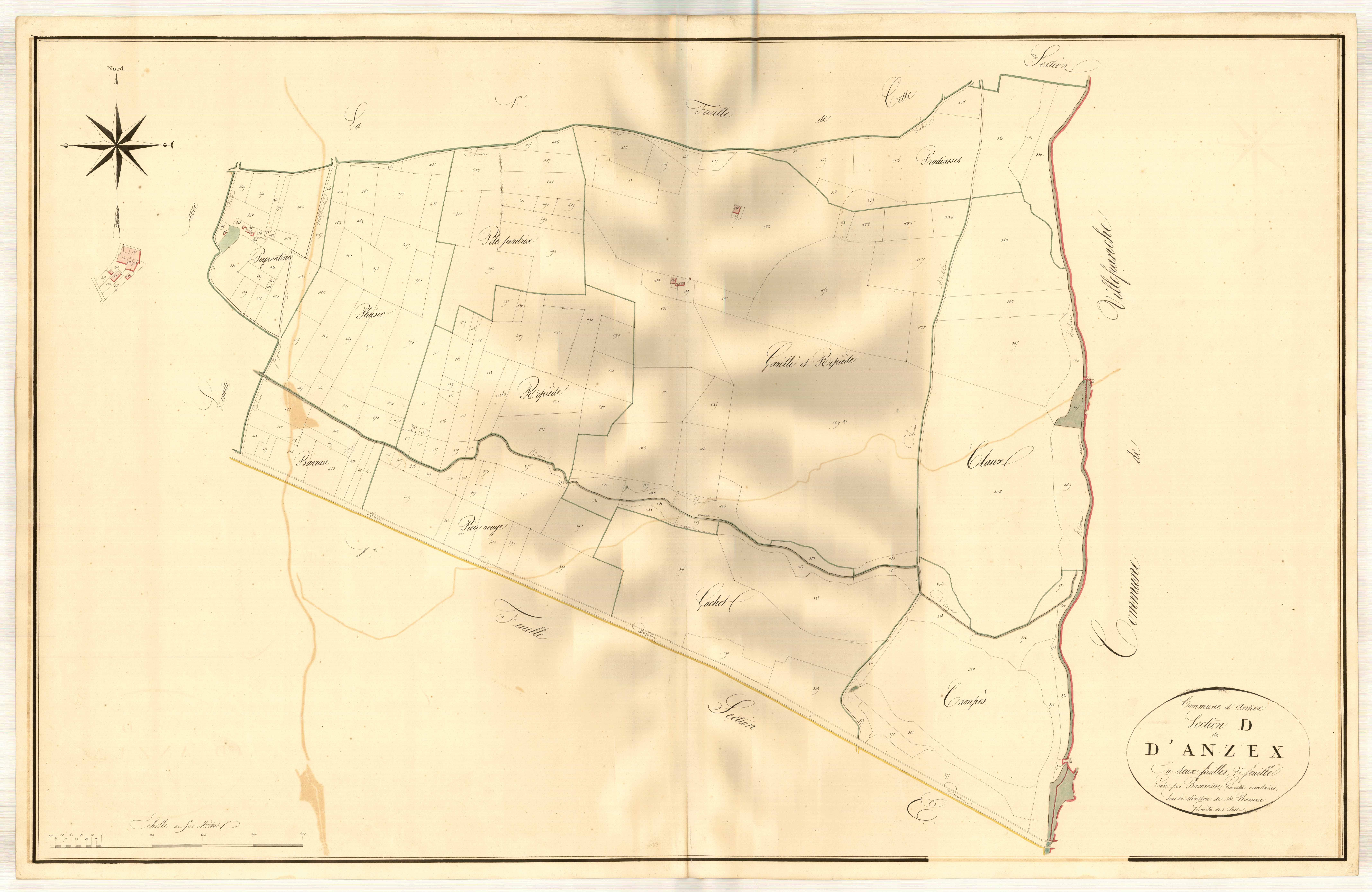 Plan napoléonien, atlas-D2 Anzex, Anzex
