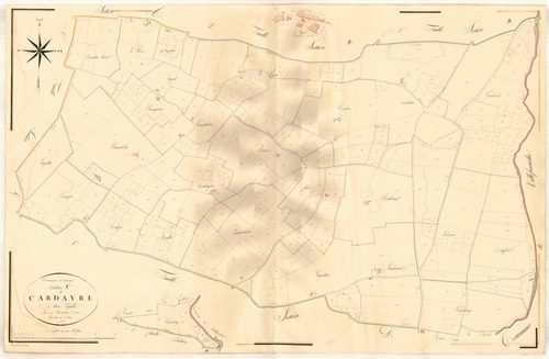 Plan napoléonien, atlas-C Cardayre, Anzex