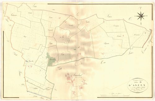 Plan napoléonien, atlas-D1 Anzex, Anzex