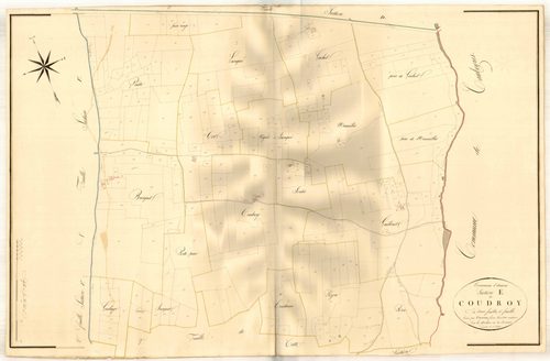 Plan napoléonien, atlas-E1 Coudroy, Anzex