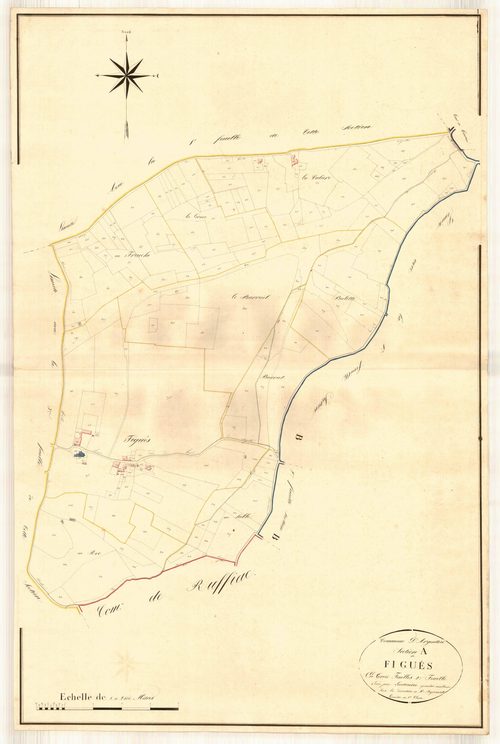 Plan napoléonien, atlas-A2 Figués, Argenton