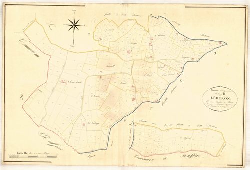 Plan napoléonien, atlas-B2 Léberon, Argenton