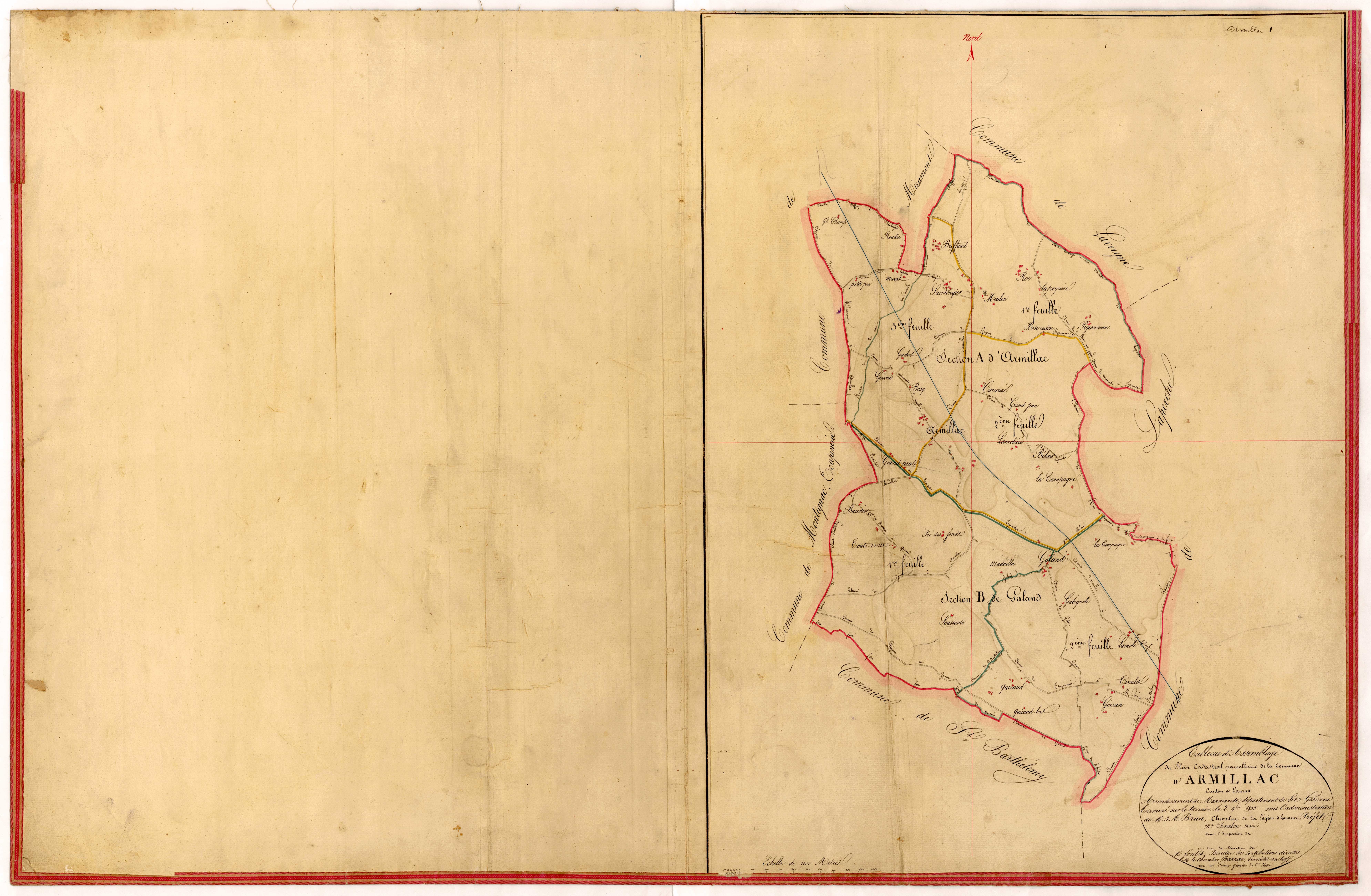 Plan napoléonien-TA Armillac, Armillac