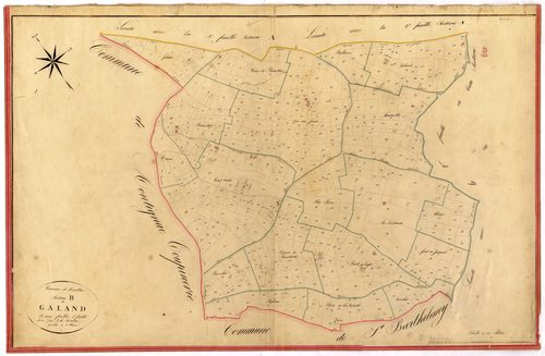 Plan napoléonien-B1 Galand, Armillac