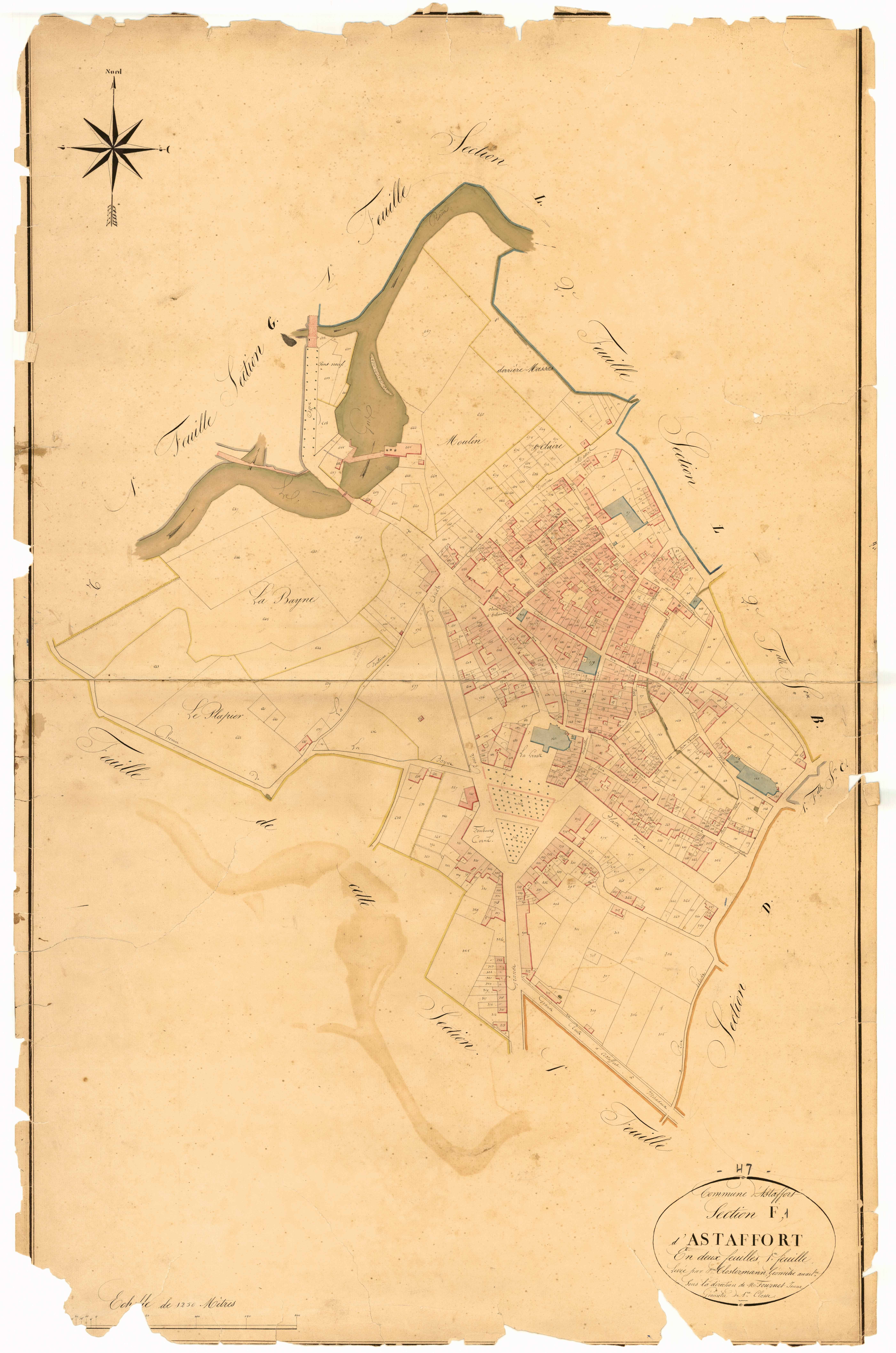 Plan napoléonien, atlas-F1 Astaffort, Astaffort