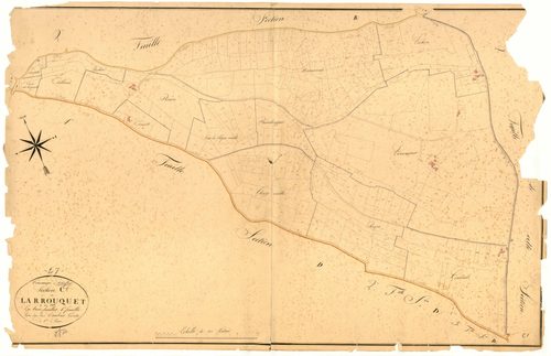 Plan napoléonien, atlas-C1 Larrouquet, Astaffort