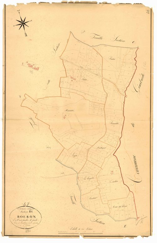 Plan napoléonien, atlas-D3 Boéron, Astaffort