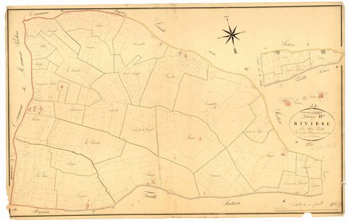 Plan napoléonien, atlas-H Rivière, Astaffort