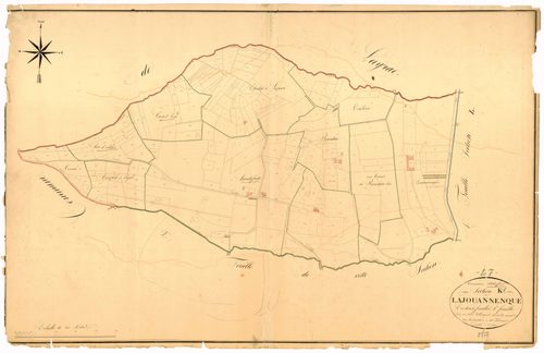 Plan napoléonien, atlas-K1 Lajouannenque, Astaffort