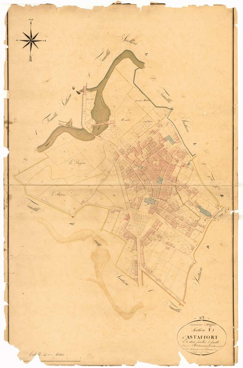 Plan napoléonien, atlas-F1 Astaffort, Astaffort