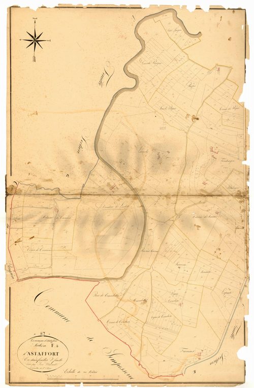 Plan napoléonien, atlas-F2 Astaffort, Astaffort