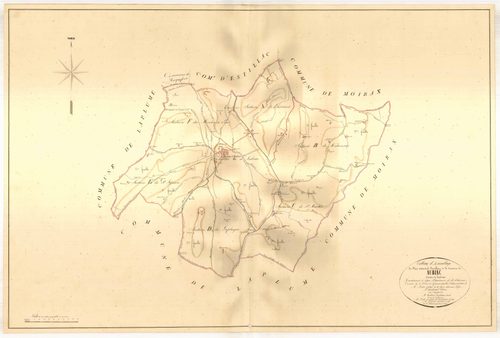 Plan napoléonien, atlas-TA, Aubiac