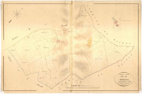 Plan napoléonien, atlas-B2 Mahourat, Aubiac