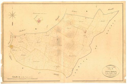 Plan napoléonien, atlas-C1 Saint-Martin, Aubiac