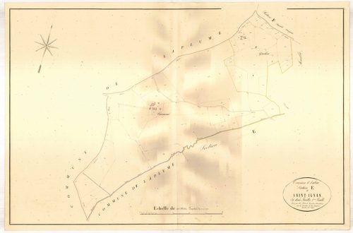 Plan napoléonien, atlas-E2 Saint-Ignan, Aubiac