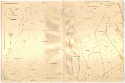Plan napoléonien, atlas-F Moulin-à-Eau, Aubiac