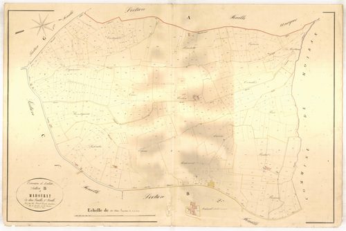 Plan napoléonien, atlas-B1 Mahourat, Aubiac