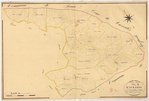 Plan napoléonien, atlas-B2 Auradou, Auradou