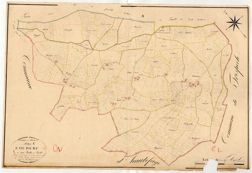 Plan napoléonien, atlas-C2 Couderc, Auradou