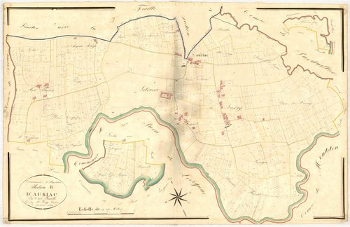 Plan napoléonien, atlas-B Auriac, Auriac-sur-Dropt