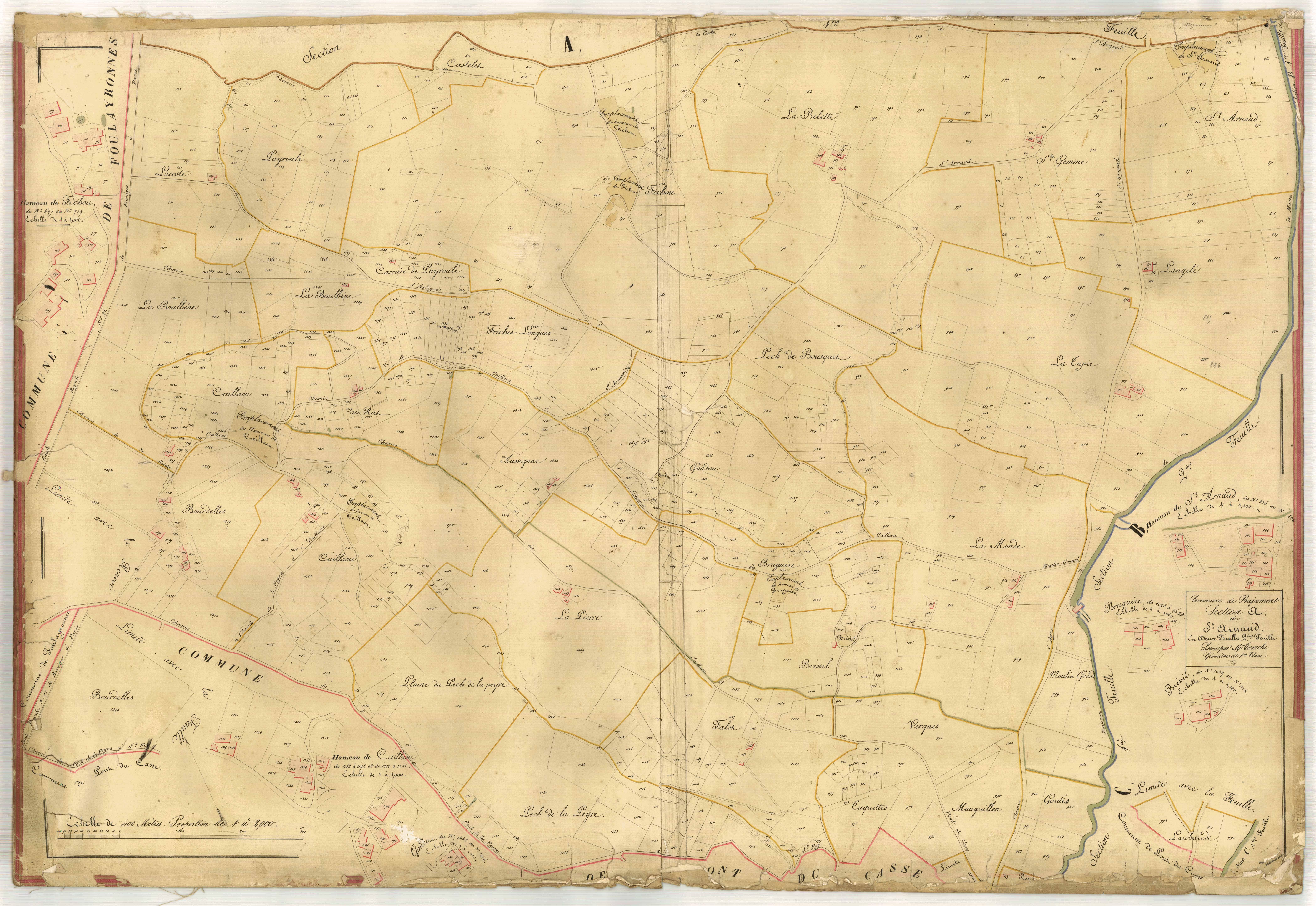 Plan napoléonien-A2 Saint-Arnaud, Bajamont