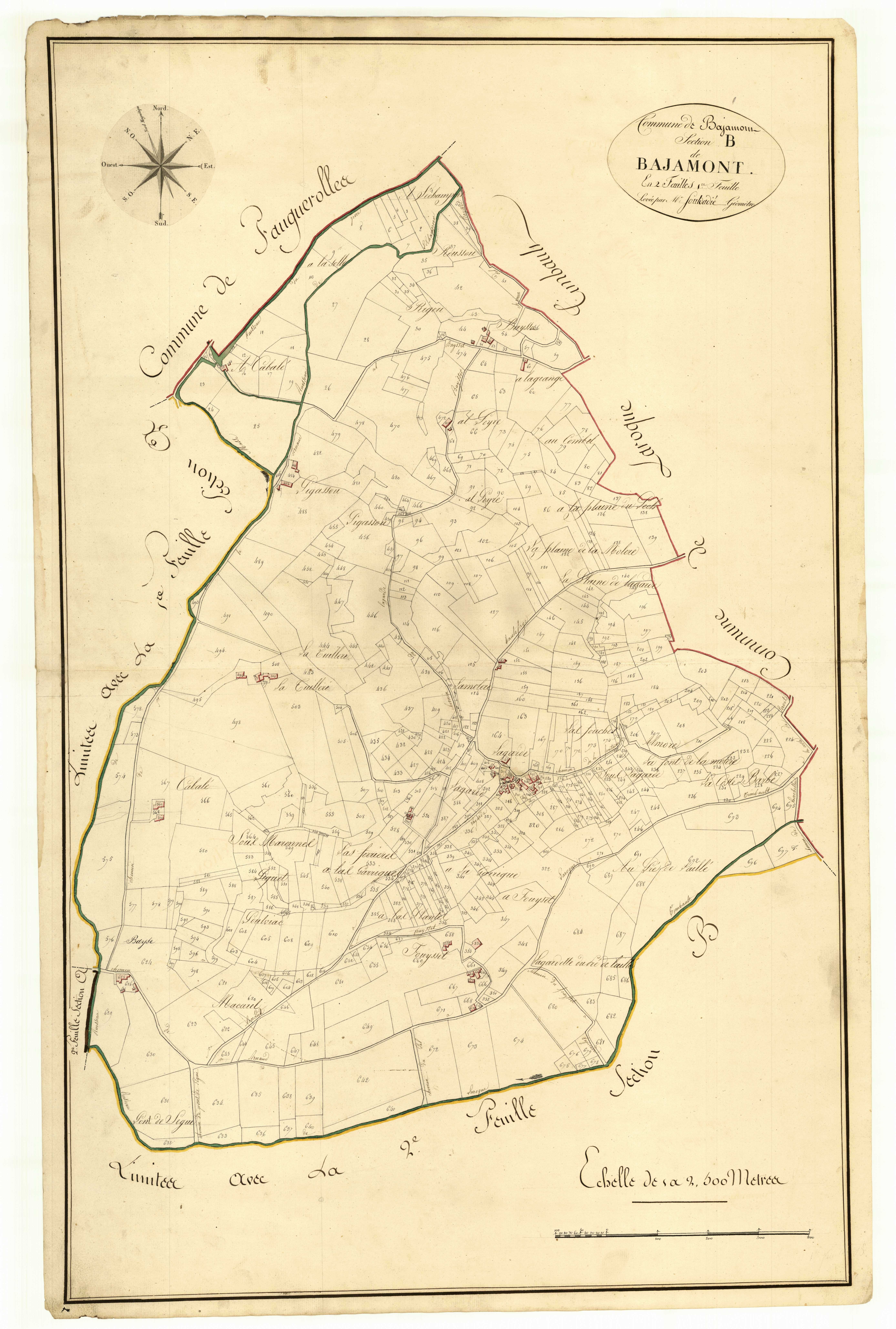 Plan primitif, atlas-B1 Bajamont, Bajamont