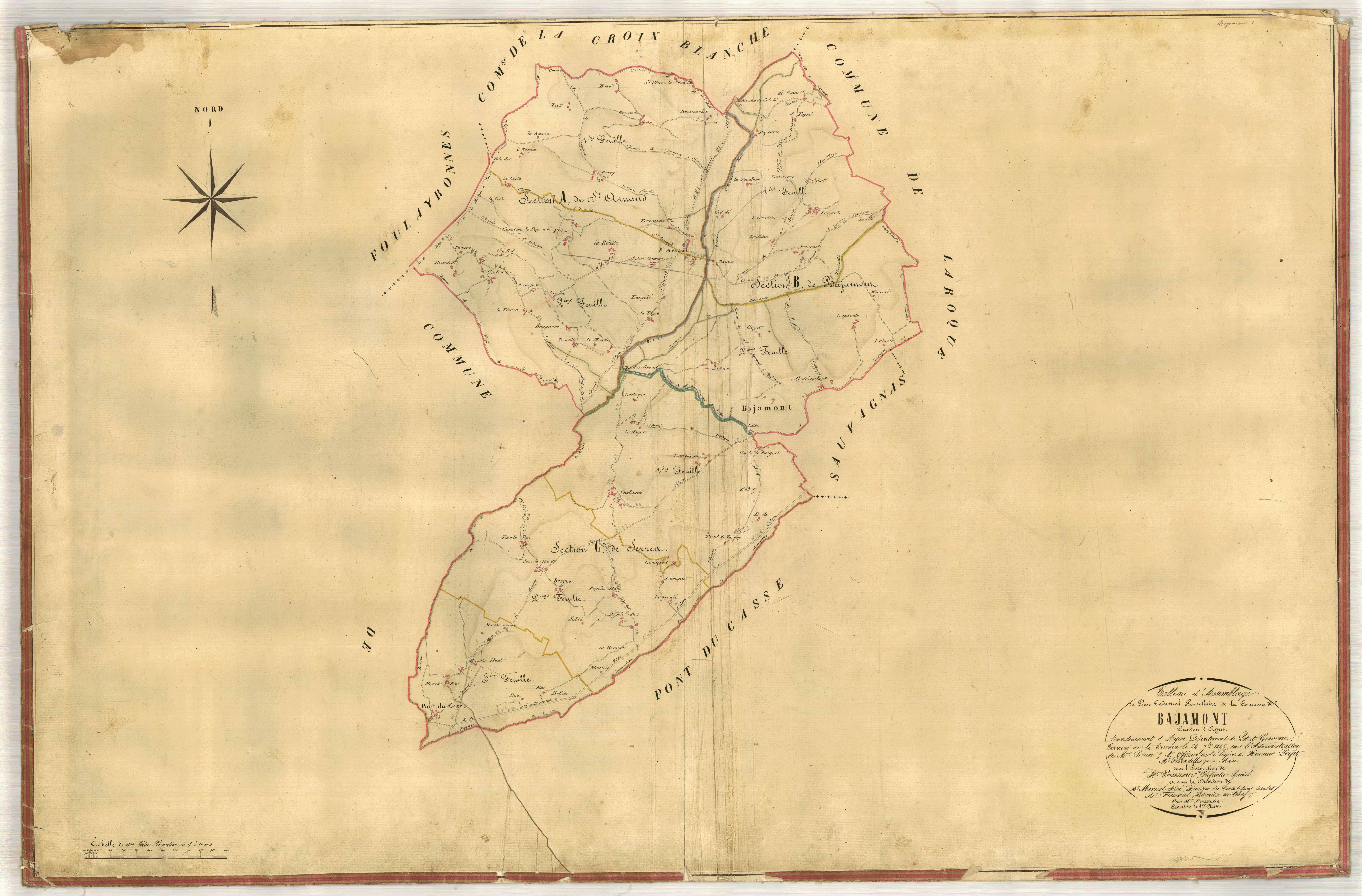 Plan napoléonien-TA, Bajamont