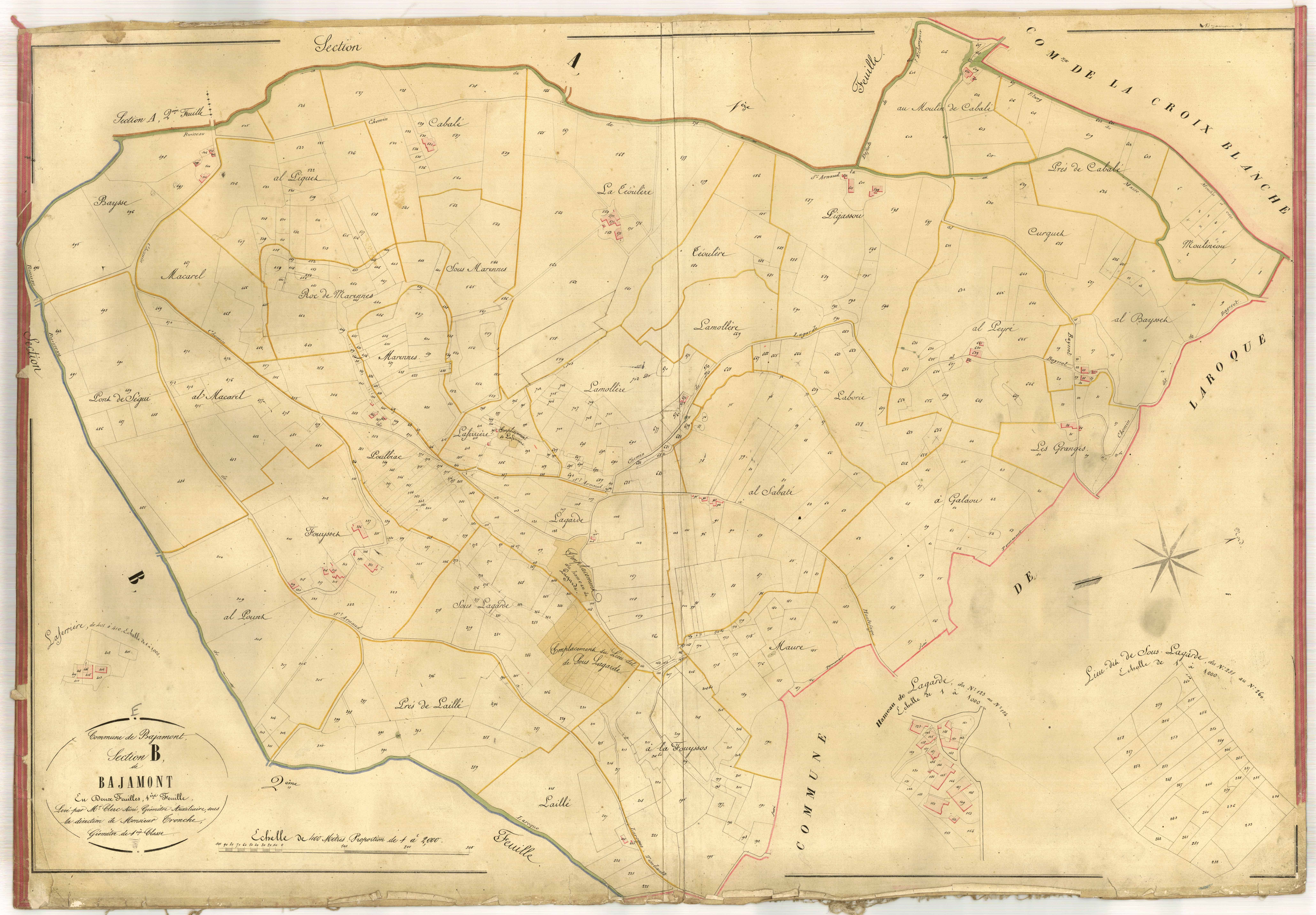 Plan napoléonien-B1 Bajamont, Bajamont