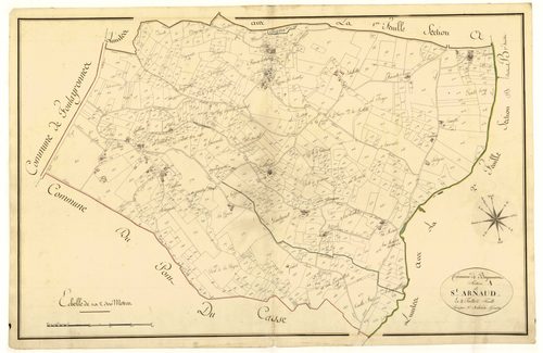 Plan primitif, atlas-A2 Saint-Arnaud, Bajamont