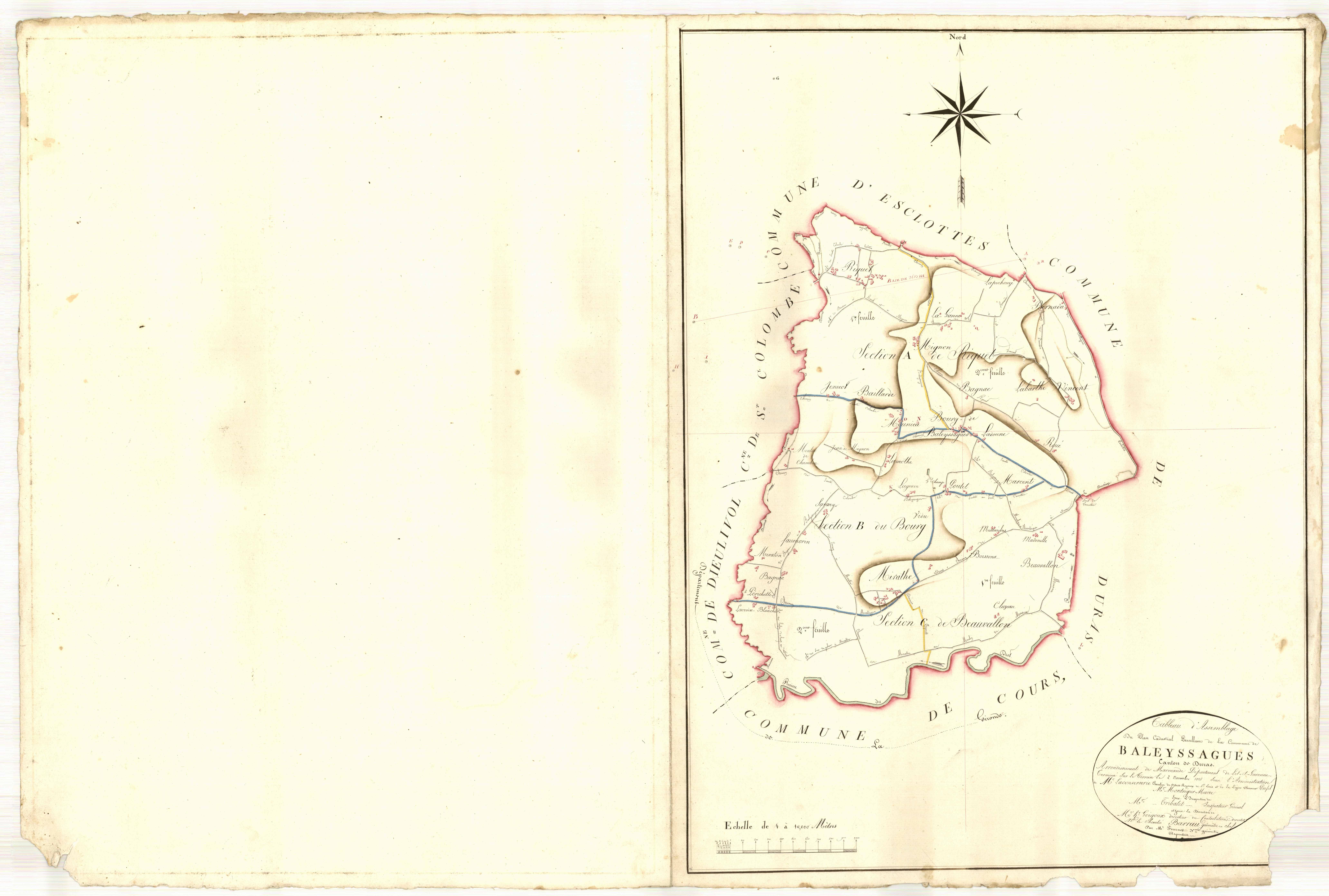 Plan napoléonien, atlas-TA, Baleyssagues