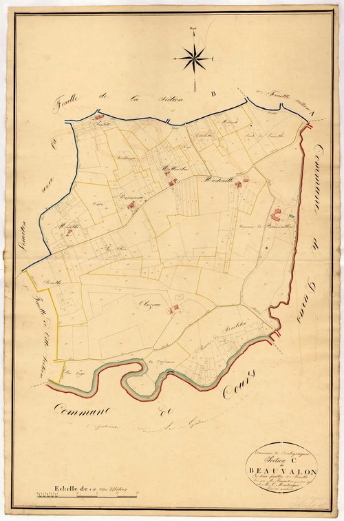 Plan napoléonien, atlas-C1 Beauvallon, Baleyssagues