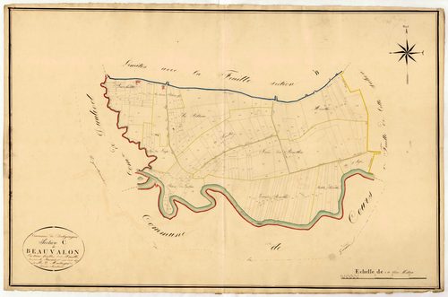 Plan napoléonien, atlas-C2 Beauvallon, Baleyssagues