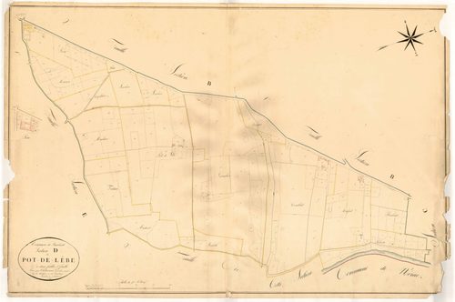 Plan napoléonien, atlas-D1 Pot-de-Lègue, Barbaste