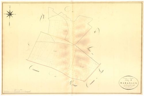 Plan napoléonien, atlas-F2 Maransin, Barbaste