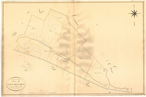 Plan napoléonien, atlas-A2 Lausseignan, Barbaste